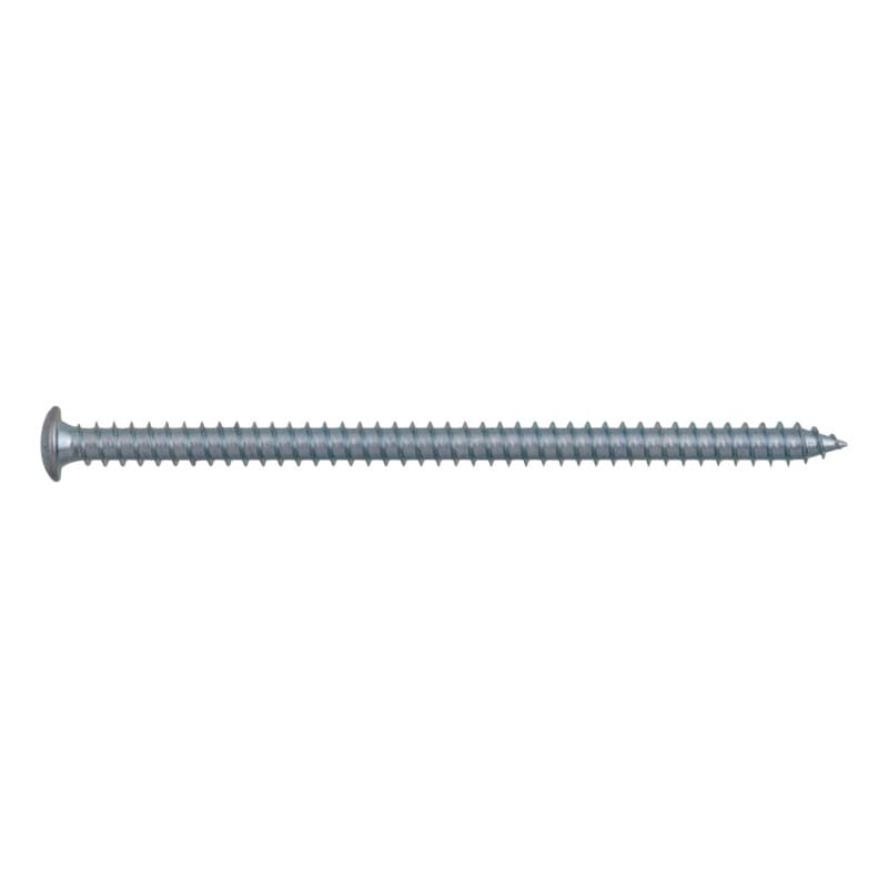 Turbo screw, half-round head K12.5 zinc-plated, TX30 7.5 x 42 mm
