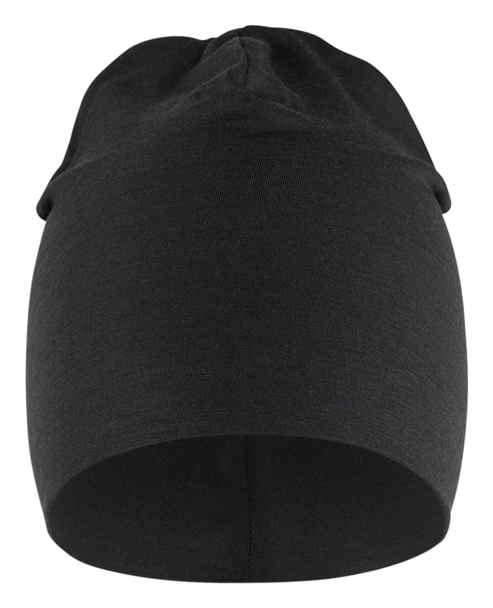 Beanie merino, Sort, onesize