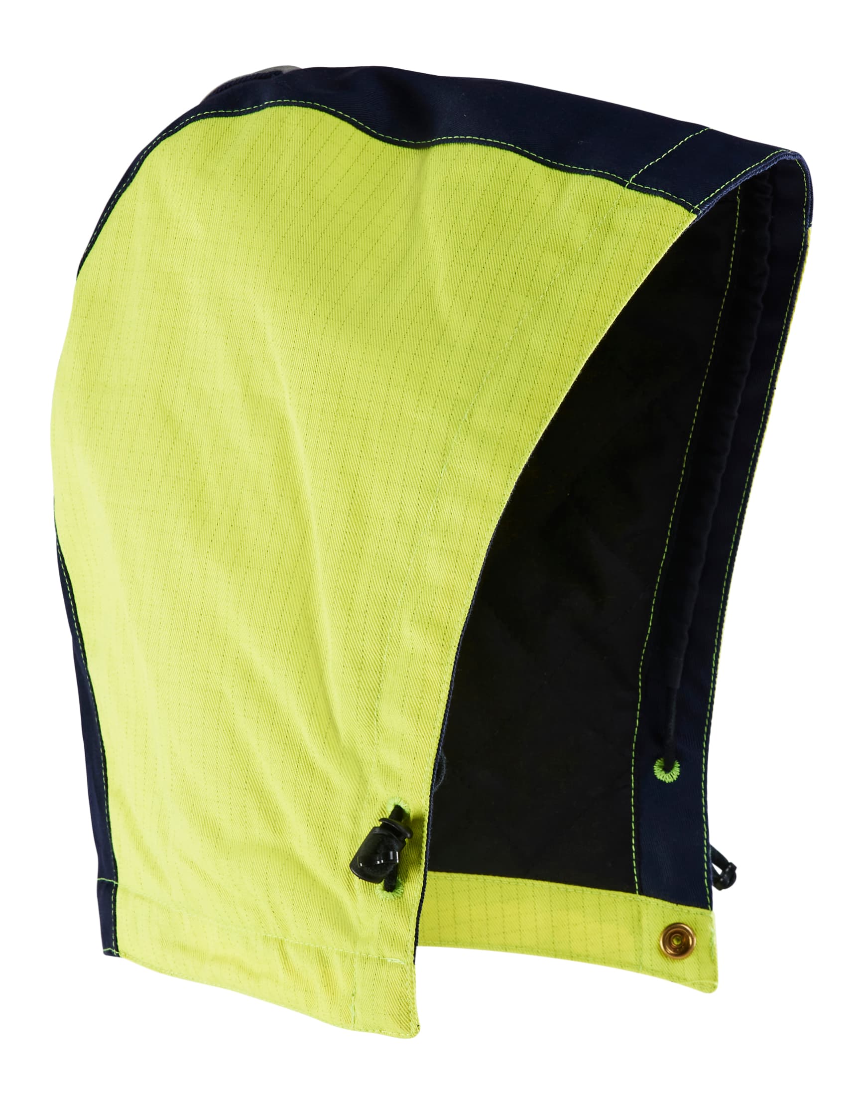 Vinterhætte flammehæmmende, High Vis Gul/Marineblå, onesize