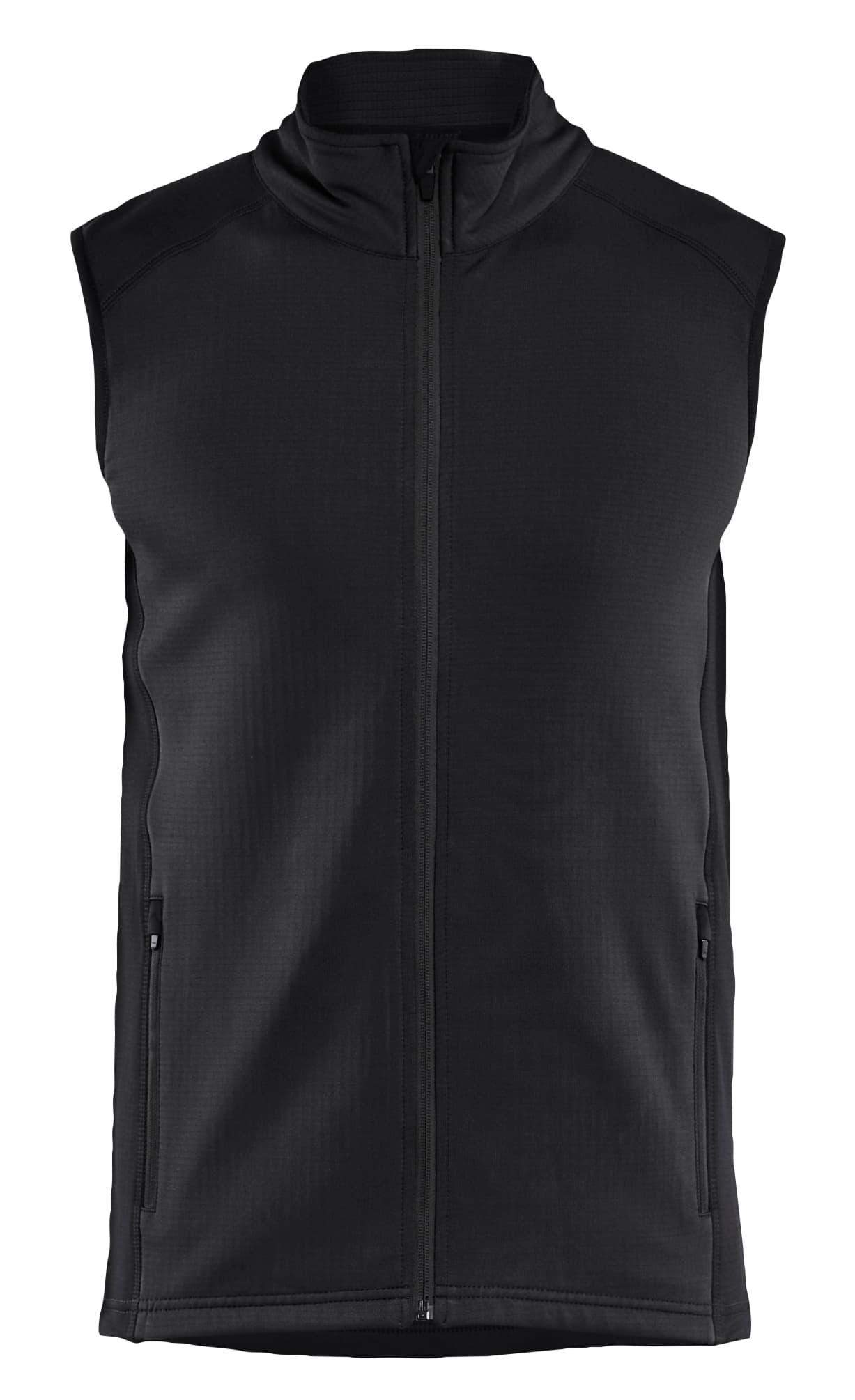 Fleecevest Striker, Sort, 4XL