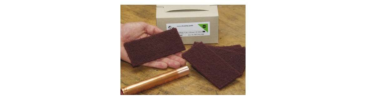RECA abrasive fleece pads
